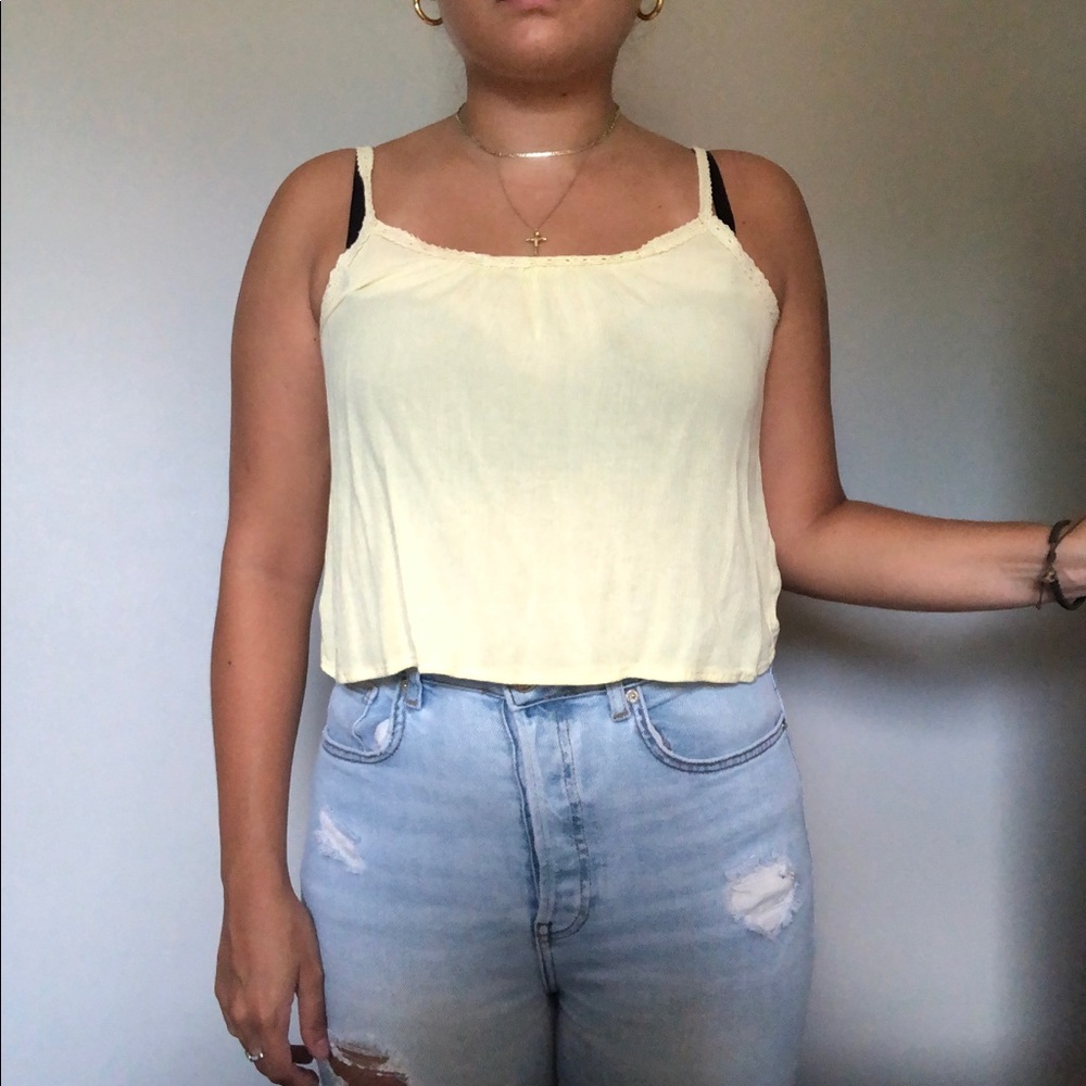 Yellow Forever 21 Tank Top